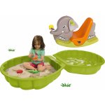 Watershell Green BIG Set pieskovisko mušľa dvojdielnezelené a hojdačka slon BIG7723-4 – Zbozi.Blesk.cz