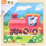 Viga puzzle mašinka 9 dílů – Zboží Mobilmania