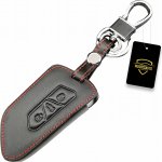 Klíčenka Kožené Pouzdro na klíček VW Volkswagen GOLF 8 MK8 ID.4 Seat ŠKODA – Zboží Dáma