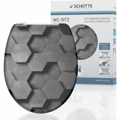 Schütte GREY HEXAGONS 4008431823928 – Zbozi.Blesk.cz