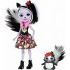 Panenka Mattel Enchantimals se zvířátkem skunkem Sage Skunk