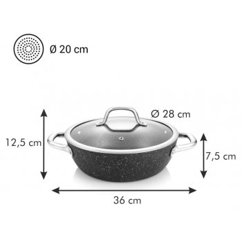 Tescoma hluboká President Stone s poklicí 28 cm