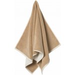 Ferm Living Bavlněný ručník Ekko Cashmere/Off-white 50 × 100 cm, béžová barva, textil – Zboží Dáma
