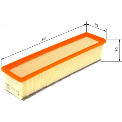 Vzduchový filtr BOSCH F 026 400 598 – Sleviste.cz