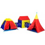 Iplay Sada stanů 5v1 domeček + tunely – Sleviste.cz