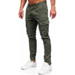 Bolf Khaki pánské textilní jogger kapsáče 77322 – Zboží Mobilmania