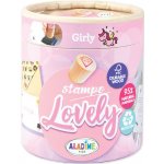 Aladine Dřevěná razítka Stampo Lovely Holčičí – Zboží Dáma
