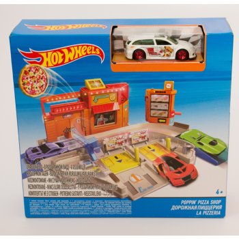 Hot Wheels set městem na kolech pizzeria