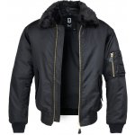 Brandit bunda MA2 Jacket Fur Collar černá – Zboží Mobilmania
