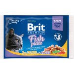 Brit cat Premium Fish Plate 4 x 100 g – Sleviste.cz