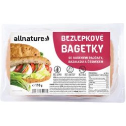 Allnature Bezlep bagetky suš rajč bazal česn 110 g