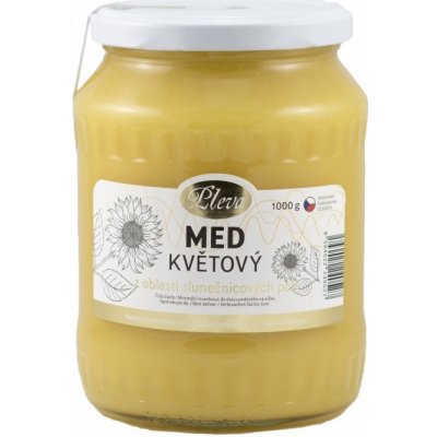 Pleva Med slunečnicový pastovaný 1 kg – Zboží Dáma
