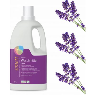 Sonett tekutý prací prostředek na barevné prádlo, levandule 2 l – Zboží Dáma