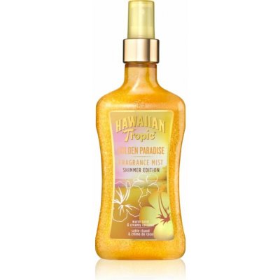 Hawaiian Tropic Perfumes Golden Paradise Shimmer tělový sprej se třpytkami pro ženy 250 ml – Zbozi.Blesk.cz