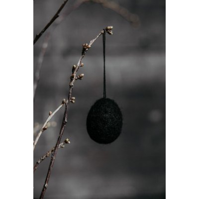 Velikonoční vajíčko Ullas Black 5 cm Storefactory Scandinavia – Hledejceny.cz