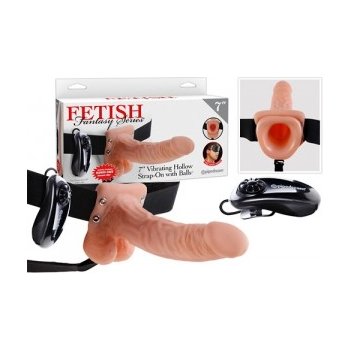 Fetish Fantasy 7 HOLLOW STRAP ON WITH BALLS