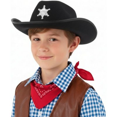 Kovbojský klobouk černý – Sleviste.cz