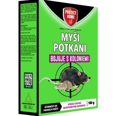 Rodic Difetec P-29F rodenticid proti myším potkanům a krysám 150 g – Hledejceny.cz