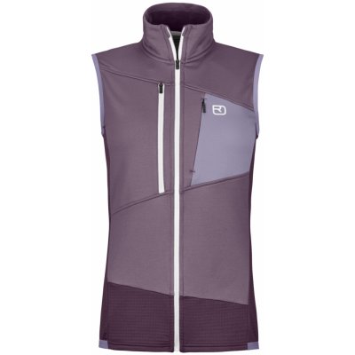 Ortovox Fleece Grid Vest Women's Dark Wild Berry – Zbozi.Blesk.cz
