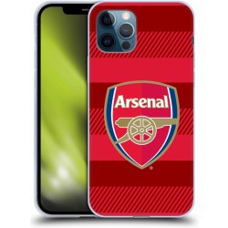 Pouzdro Head Case Apple iPhone 12 / 12 Pro Arsenal FC - Logo s pruhy