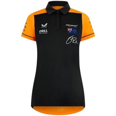 Castore McLaren Daniel Ricciardo Polo Top Womens Phntm Autmn – Zboží Mobilmania