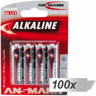 Ansmann Alkaline AA 400ks 5015563 – Zboží Mobilmania