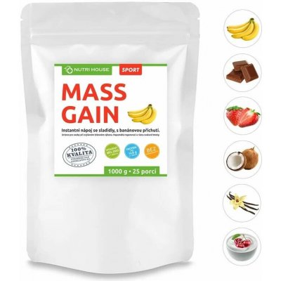 NutriHouse MASS GAIN 50/50 1000 g – Sleviste.cz