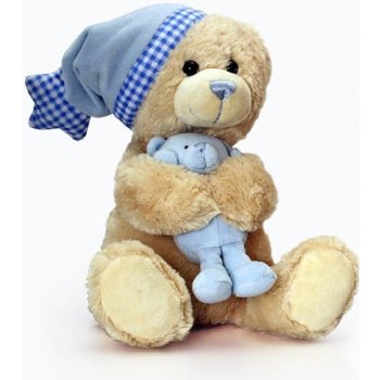 Keel Toys hudební medvídek Cuddle Teddy modrá