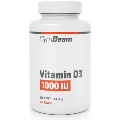 Gymbeam Vitamín D3 1000 IU 60 kapslí – Hledejceny.cz