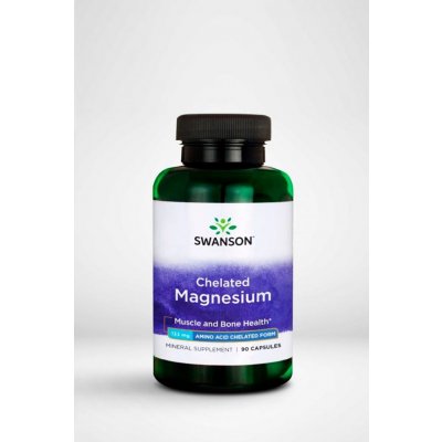 Swanson Magnézium Chelát 133 mg 90 kapslí – Zboží Mobilmania