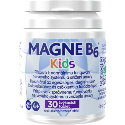 Magne B6 Kids 30 žvýkacích tablet – Hledejceny.cz