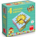Dino obrázkové kostičky 4 kostky – Zboží Dáma