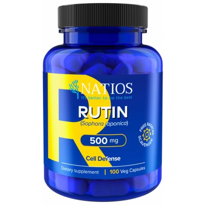 NATIOS Rutin 500 mg 100 veganských kapslí – Hledejceny.cz