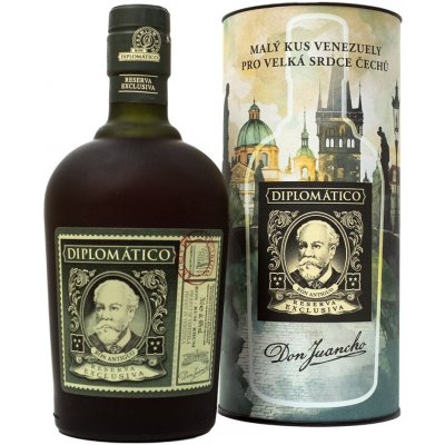 Diplomatico Reserva Exclusiva CZ Design 40% 0,7 l (tuba) – Zboží Dáma