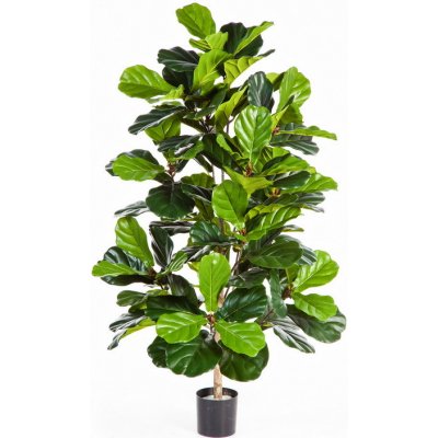 Luxusní umělý strom FICUS LYRATA KEŘ, 130 cm – Zboží Mobilmania