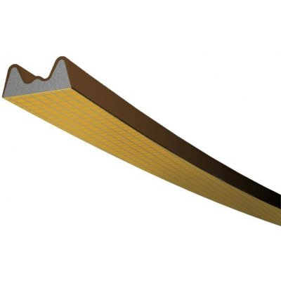 TRELLEBORG Těsnění TLT do oken a dveří, profil "K", 9 x 4 mm x 6 m, hnědé – Sleviste.cz