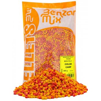 Benzar Mix mikro pelety Feeder 800g 3,5mm Colorcarp Mix