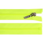 Kostěný zip No 5 délka 60 cm s ozdobným jezdcem Varianta: 229 žlutá neon, Balení: 1 ks – Hledejceny.cz