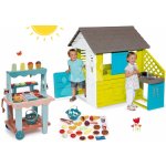 Smoby set domeček Pretty Blue a Écoiffier vozík Délices a košík 810703-12 – Zboží Dáma