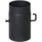 Kovoblesk Trubka kouřová s klapkou 120mm / 0,25m, tl. 1,5mm 3011420 – Zboží Dáma