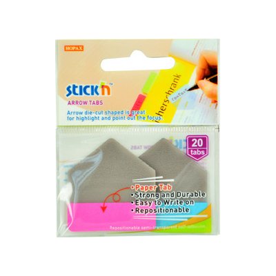 Hopax Plastové samolepicí záložky Stick'n extra pevné šipky růžové a modré, 38 x 38 mm – Hledejceny.cz