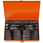 RICHMANN Sada závitníků a závitových oček 60 dílů | M3-M12, kovový box – Zboží Mobilmania