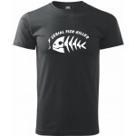 Rybaření Serial fish killer Klasické pánské triko černé