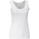 Fruit of the Loom VALUEWEIGHT VEST LADY FIT HEATHER grey