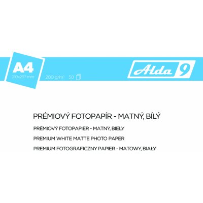 ALDA9 A4 200 g/m2, 50 listů – Zboží Mobilmania
