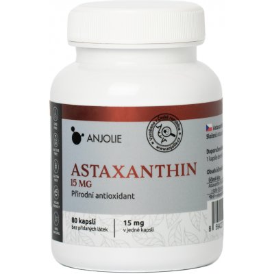 Anjolie Astaxanthin 15mg 80 kapslí – Hledejceny.cz