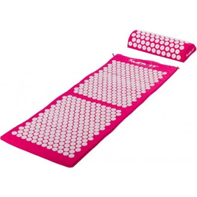 shumee Akupresurní podložka s polštářem MOVIT 130 x 50 cm - růžová – Zboží Mobilmania