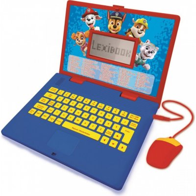 Lexibook česko-anglický vzdělávací notebook Tlapková patrola 124 aktivit – Hledejceny.cz
