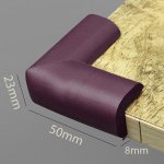 BabySafety PMH50 Pěnová ochrana rohů a ostrých hran 50x23x8mm hranaté mocca – Sleviste.cz