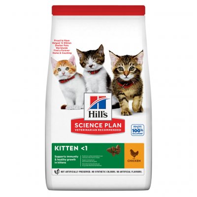 Hill's Science Plan granule pro koťata s kuřecím 7 kg – Zboží Mobilmania